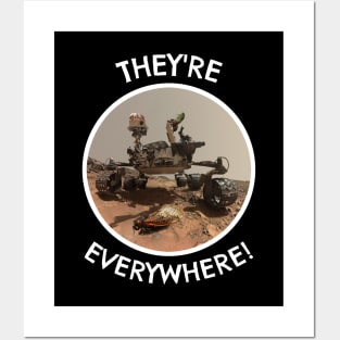 😱 They're Everywhere, Cicada Mars Invasion, Funny Space Design Posters and Art